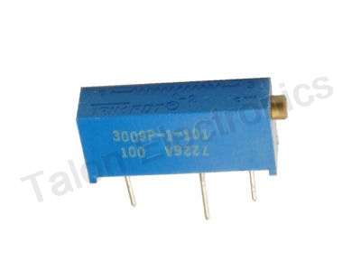 Bourns 3009P-1-103 Trimmer Resistors 10Kohms 10% ¾ inch 5 Count 