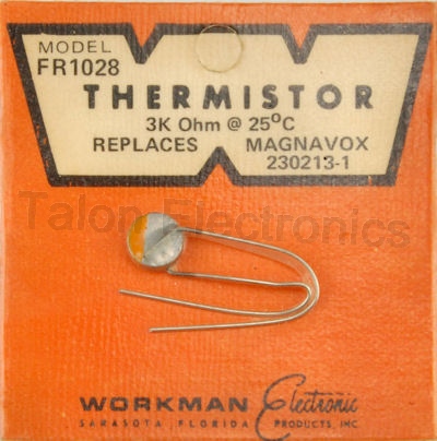 Workman FR1028 Thermistor 3K (3,000) Ohms @ 25°C