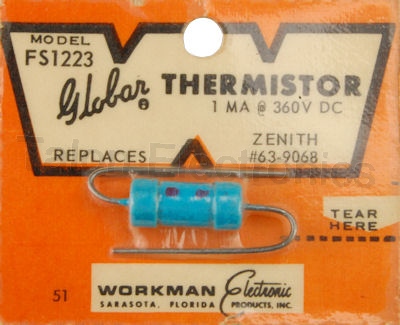 Workman FS1223 Varistor  1 mA @ 360 VDC