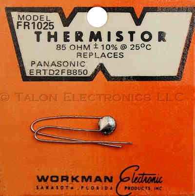 Workman FR1025 Thermistor 85 Ohms at 25°C