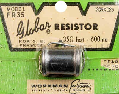    Workman FR35 Inrush Limiting Resistor 35 ohms Hot